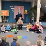 Powiększ zdjęcie uczestnicy projektu Literackie podróże te małe i te duże