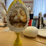 Powiększ zdjęcie Ozdobione jajo
