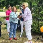 Powiększ zdjęcie Wręczanie podziękowań nauczycielom za współpracę z biblioteką