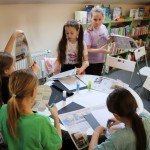 Powiększ zdjęcie Uczestnicy projektu Literackie podróże w bibliotece